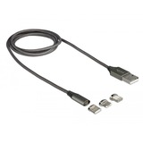 DeLOCK 85705 câble USB 1 m USB 1.0 USB A Anthracite Anthracite, 1 m, USB A, USB 1.0, Anthracite