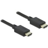 DeLOCK Câble HDMI High Speed Noir, 1 mètre, 8K 60Hz, 48 Gbps