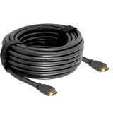 DeLOCK Câble HDMI haute vitesse avec Ethernet Noir, 20 mètres