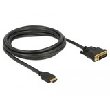 DeLOCK Câble bidirectionnel HDMI > DVI (24+1) Noir, 2 mètres
