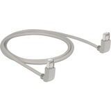DeLOCK Câble de raccordement S/FTP, RJ-45 Cat.6a Gris, 1 mètre
