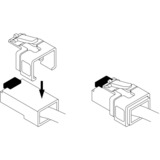 DeLOCK Clip de réparation RJ45 Set 2, Pièce de rechange 40 clips