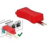 DeLOCK Clips de sécurité RJ45, Support Turquoise, 40 pièces