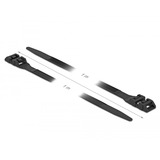 DeLOCK Collier de serrage à double verrouillage L 1000 x L 9 mm, Serre-câble Noir, 10 pièces