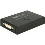 DeLOCK DVI 2 - 1 Switch bidirectionnel 4K 30 Hz, Switch DVI Noir