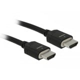 DeLOCK HDMI, Câble Noir, 2 mètres, 8K 60Hz, 48 Gbps