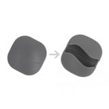 DeLOCK Jeu de pinces porte-câbles, Support Blanc/gris, 6 pièces
