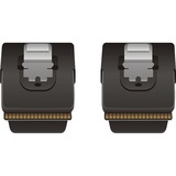 DeLOCK Mini SAS 36 broches mâle (SFF 8087), Câble Noir, 0,5 mètre