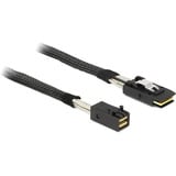 DeLOCK Mini SAS HD SFF-8643 > Mini SAS SFF-8087, Câble Noir, 1 mètre