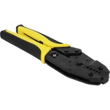 DeLOCK Pince universelle pour câbles coaxiaux, Pince à sertir Noir/Jaune, 7 diamètres