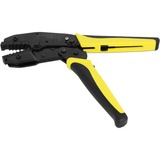 DeLOCK Pince universelle pour câbles coaxiaux, Pince à sertir Noir/Jaune, 7 diamètres