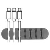 DeLOCK Porte-câbles avec 7 chaînes, Support Blanc/gris, 6 pièces