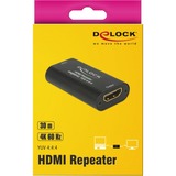 DeLOCK Répéteur HDMI 4K 60 Hz Noir