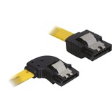 DeLOCK SATA II, coin gauche, Câble Jaune, 0,3 mètre