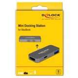 DeLOCK Station d'accueil Mini pour Macbook 5K Gris