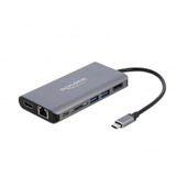 DeLOCK Station d'accueil USB Type-C 4K Gris