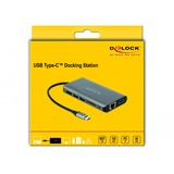 DeLOCK Station d'accueil USB Type-C 4K Gris