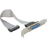 DeLOCK Support de fente > 1 x Parallèle, Connecteur d'extension Gris