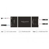 DeLOCK Switch 2x TOSLINK vers 1x TOSLINK out Noir