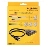 DeLOCK Switch HDMI 3 > 1 Noir, 60 centimètres