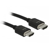 DeLOCK USB4-C Gen2x2 Bi-Directional, Câble Noir, 1 mètre, 8K 60Hz, 40Gbps, PD 240W(48V/5A) EPR