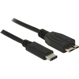 DeLOCK USB-C 3.1 > USB 3.1 micro-USB, Adaptateur Noir, 0,5 mètre, USB 3.1 Gen 2