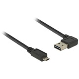 DeLOCK USB-C, Câble Noir, 2 mètres