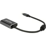 DeLOCK USB-C (mâle) > Mini DisplayPort (femelle) avec fonction PD, Adaptateur Gris foncé, 0,2 mètre