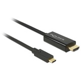 DeLOCK Ultra High Speed HDMI, Câble Noir, 2 mètres, 4K 120Hz, 8K 60Hz, 48Gbps