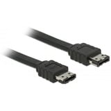 DeLOCK eSATA 3Gb/s > eSATA, Câble Noir, 2 mètres