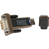Digitus Adaptateur 9-Broches (serial) vers USB 2.0 Noir, USB 2.0, D-Sub 9 Male, Noir