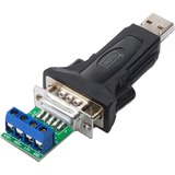 Digitus Adaptateur USB2.0 > Série RS485 Noir, DA-70157