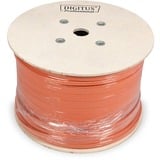 Digitus Câble d'installation professionnel Cat.7 S/FTP simplex Orange, 1000 mètres
