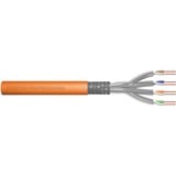 Digitus Câble d'installation professionnel Cat.7 S/FTP simplex Orange, 1000 mètres