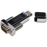 Digitus Changeurs de genre de câble, Adaptateur Noir, USB 1.1, D-SUB, Noir