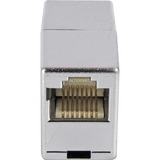 Digitus Coupleur modulaire RJ-45, Raccord Argent, 2 prises RJ-45, doublement blindées