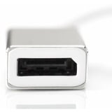 Digitus DA-70844 USB-C > DisplayPort, Adaptateur Blanc/Argent, 0,2 mètres