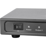 Digitus DS-43302 répartiteur vidéo HDMI 8x HDMI, Repartiteur HDMI Noir, HDMI, 8x HDMI, 1920 x 1200 pixels, 225 MHz, 480i,480p,576i,576p,720p,1080i,1080p, DTS-HD,Dolby Digital,Dolby TrueHD