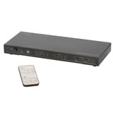 Digitus DS-50304 commutateur vidéo HDMI, Switch HDMI Noir, HDMI, Noir, 30 Hz, Statut, 4096 x 2160 pixels, Full HD