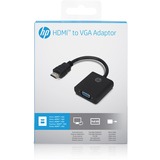 HP 2UX09AA VGA (D-Sub) HDMI Type A (Standard) Noir, Adaptateur Noir, VGA (D-Sub), HDMI Type A (Standard), Mâle, Femelle, Noir, 1 pièce(s)