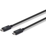 HP USB-A 2.0 - USB-C, Câble Noir, 2 mètres