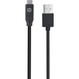HP USB-A > Micro-USB-B, Câble Noir, 1 mètre