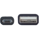 HP USB-A > USB-B, Câble Noir, 1 mètre