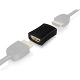 ICY BOX Adaptateur HDMI vers HDMI IB-CB005, Raccord Noir