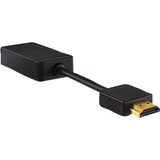 ICY BOX IB-AC502 VGA (D-Sub) HDMI Type A (Standard) Noir, Adaptateur Noir, VGA (D-Sub), HDMI Type A (Standard), Mâle, Femelle, Noir