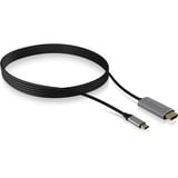 ICY BOX USB-C (mâle) > HDMI (mâle), Câble Noir, 1,8 mètre