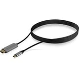 ICY BOX USB-C (mâle) > HDMI (mâle), Câble Noir, 1,8 mètre