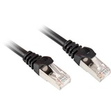 Sharkoon 0.5m Cat.6 S/FTP câble de réseau Noir 0,5 m Cat6 S/FTP (S-STP) Noir, 0,5 m, Cat6, S/FTP (S-STP), RJ-45, RJ-45