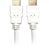 Sharkoon Câble HDMI haute vitesse avec Ethernet Blanc, 2 Mètre