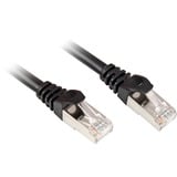 Sharkoon Câble RJ45  Cat.6 SFTP Noir, 25 cm